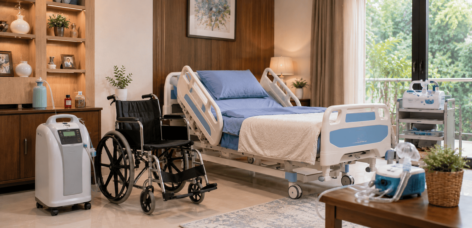 Medical professionals reviewing modern diagnostic equipment